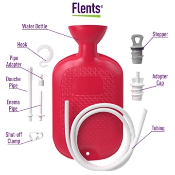 Flents Douche and Enema Kit for Men and Women, 1.75 Quart Capacity