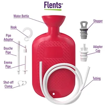Flents Douche and Enema Kit for Men and Women, 1.75 Quart Capacity