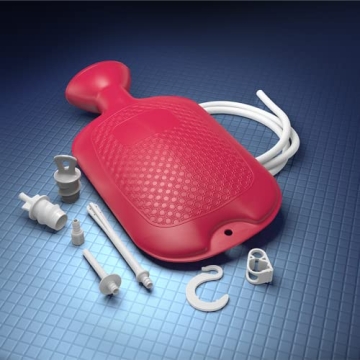 Flents Douche and Enema Kit for Men and Women, 1.75 Quart Capacity