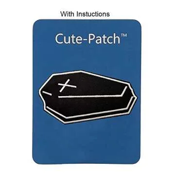Cute Goth Coffin Patch for Custom Style and Fashion