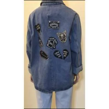 Cute Goth Coffin Patch for Custom Style and Fashion