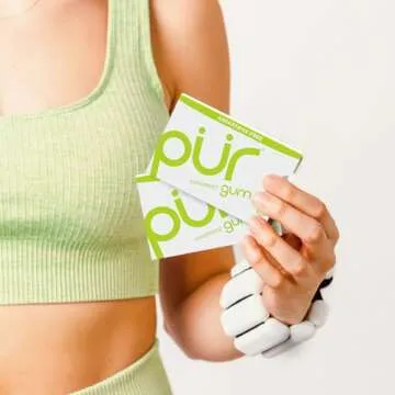PUR Gum COOLMINT | Sugar-Free Chewing Gum - Pack of 12