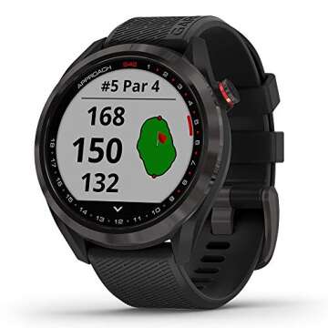 Garmin Approach S42 Golf GPS Watch - Complete Accessories Bundle