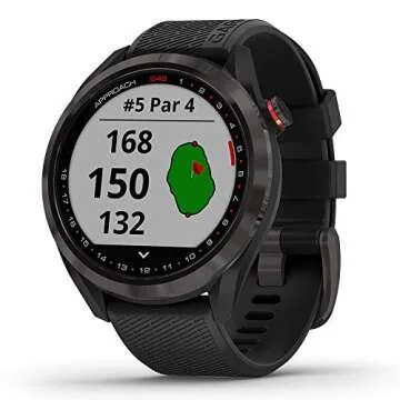Garmin Approach S42 Golf GPS Watch - Complete Accessories Bundle