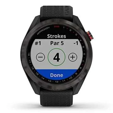 Garmin Approach S42 Golf GPS Watch - Complete Accessories Bundle