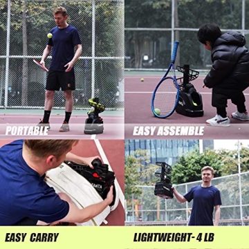 SCIFANTA Portable Tennis Ball Tosser for Self-Play