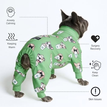 Spark Paws Ultra-Soft Dog Pajamas for Recovery and Comfort