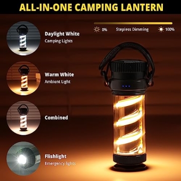 Rechargeable LED Camping Lantern with 1000LM Brightness
