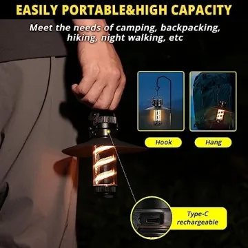 Rechargeable LED Camping Lantern with 1000LM Brightness