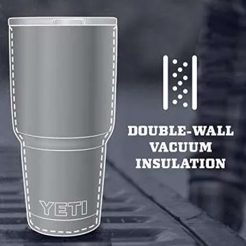 YETI Rambler 30 oz Stainless Steel Vacuum Insulated Tumbler w/MagSlider Lid, Pink