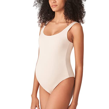 POSHDIVAH Women's Maternity Bodysuit | Soft, Stretchy Shapewear for Moms