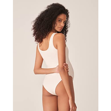 POSHDIVAH Women's Maternity Bodysuit for Comfortable Support