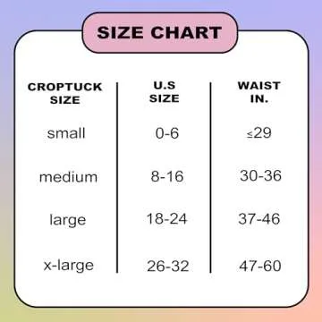 Croptuck (Black, Large (18-24)