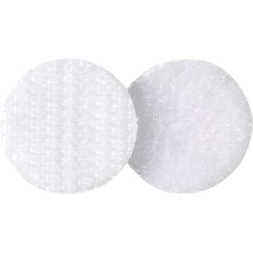 VELCRO Brand Adhesive Dots White 500 Pk 3/4" Circles Sticky Back Round Hook and Loop for School, Teachers, Mounting Arts and Crafts | VEL-30077-AMS