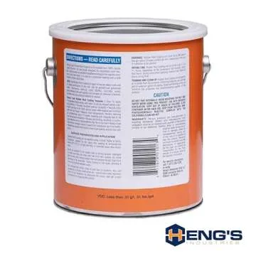 HENG’S INDUSTRIES Rubber Roof Coating - 2 Gallons | EPDM Rubber Roof | Durable Rubber Roof Coat | RV, Motorhome, Camper Roof Repair | Waterproof & UV Resistant | 42128-4