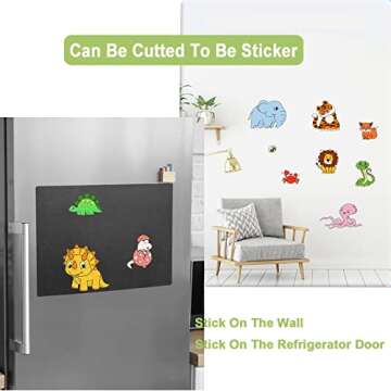 Outlets Children's Drawing Roll,11.8x118in Drawing Paper, Painting Paper for Kids, DIY Coloring Pages with Pattern, Tracing Paper for Drawing, Re-Stick Art Paper Roll for Stickers, Crafts (Dinosaur)