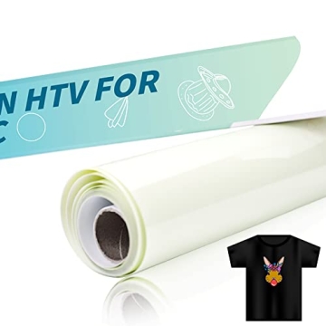 HTVRONT Sublimation HTV for Dark Fabric/Light Fabric - Glossy Vinyl for Creative Projects