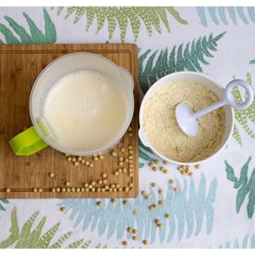 Nut Milk & Greek Yogurt Maker - Reusable & Durable Nut Milk Bag Alternative - Fine Mesh Stainless Steel - Soy/Oat/Almond Milk - All Purpose Food Strainer - (1 Quart Yogurt, 1.5 Quart Nut Milk) (A)