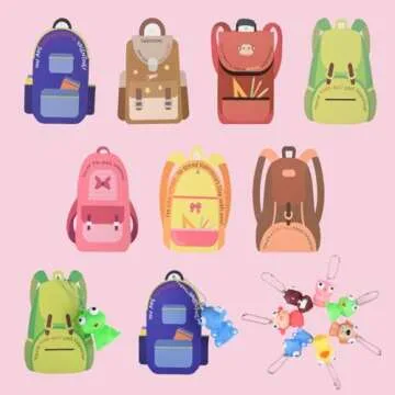 NUJOVI 28 Piece Valentines Day Gifts for Kids with Squeezable Pop-Eye Animal Keychain Ideal for Vale...