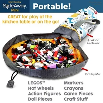 Creative QT SlideAway Mini Storage and Play Mat for Kids