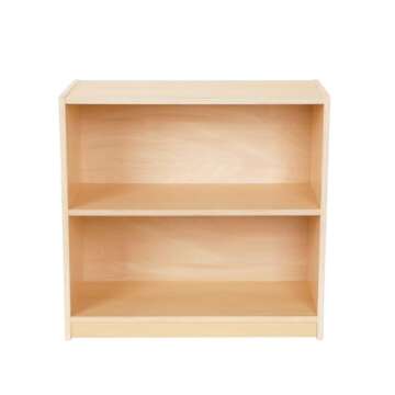 OOOK Montessori Shelf and Toy Storage, Compact Toddler Bookshelf for Small Space, Wooden Storage Cabinet Shelves and Kids Bookcase for Classroom, Kindergarten, Kids Room, Playroom.