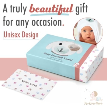 Ultra Soft Foreeverpure Hooded Baby Bath Towel