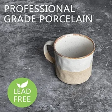 Bosmarlin Large 18 Oz Ceramic Coffee Mug for Home & Office