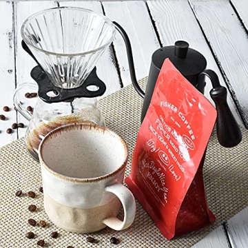 Bosmarlin Large 18 Oz Ceramic Coffee Mug for Home & Office