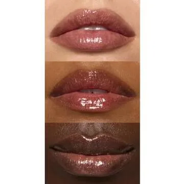 e.l.f. Glow Reviver Lip Oil, Nourishing and Hydrating with High-Shine Glimmer Finish & Sheer Wash Of Color, Minty Scent, Non-Sticky, Vegan & Cruelty-free, Crystal Baller