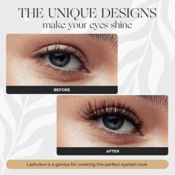 LASHVIEW DIY Lash Clusters - Custom Eyelash Extensions for You