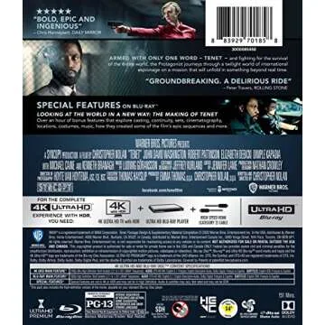 Tenet (4K Ultra HD + Blu-ray) [4K UHD]