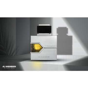 Al Haramain L'Aventure - Cologne for Men - Long Lasting Perfume for Men - Arabian Perfume - Men's Cologne - Amber Perfume with Bergamot - 3.3 oz