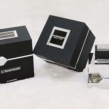 Al Haramain L'Aventure - Cologne for Men - Long Lasting Perfume for Men - Arabian Perfume - Men's Cologne - Amber Perfume with Bergamot - 3.3 oz