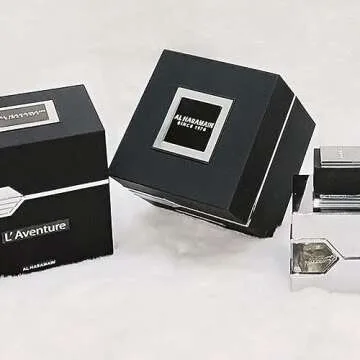 Al Haramain L'Aventure - Cologne for Men - Long Lasting Perfume for Men - Arabian Perfume - Men's Cologne - Amber Perfume with Bergamot - 3.3 oz