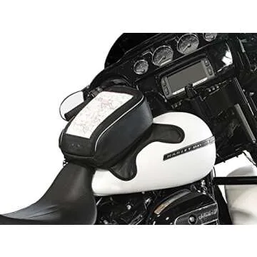 Nelson-Rigg Route 1 Journey Highway Cruiser Magnetic Tank Bag, fits Harley Davidson, Indian, Honda, Yamaha, Suzuki and more
