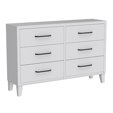 Edenbrook Six Drawer Dresser - Modern Easy Assembly