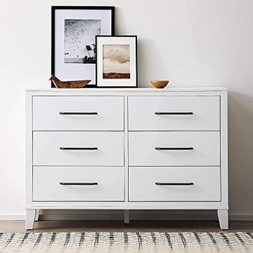 Edenbrook Six Drawer Dresser - Modern Easy Assembly