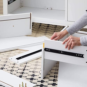 Edenbrook Six Drawer Dresser - Modern Easy Assembly