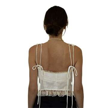 Women Fairy Grunge Lace Cami Tank Top for Trendy Style