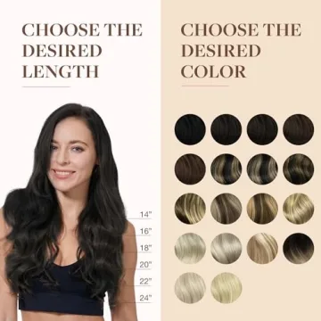 GOO GOO Clip-in Hair Extensions Real Human Hair