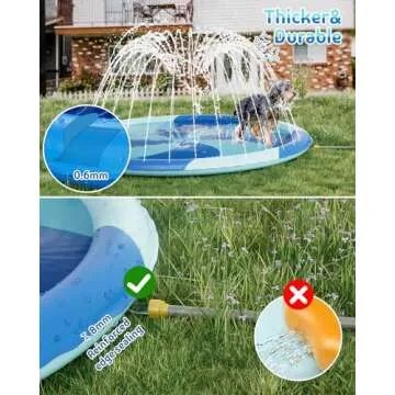 Sebor Splash Pad 77" Fun Water Toy for Kids