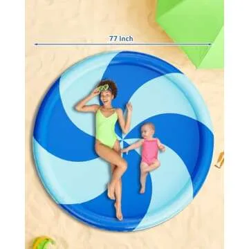 Sebor Splash Pad 77" Fun Water Toy for Kids