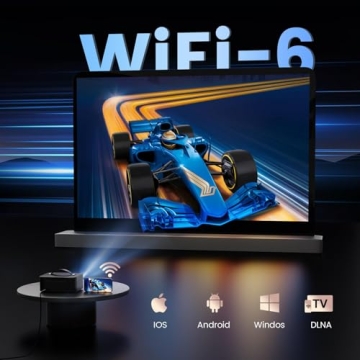 ONOAYO 4K Outdoor Projector with Built-in Netflix and Bluetooth