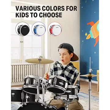 Donner 5-Piece Kid Drum Set for Young Musicians
