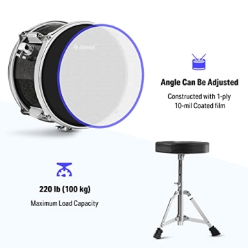 Donner 5-Piece Kid Drum Set for Young Musicians