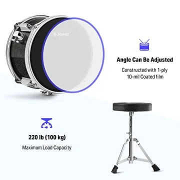 Donner 5-Piece Kid Drum Set for Young Musicians