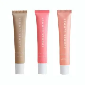 3 PACK Summer DAY Lip Butter Balm Summer Care On Friday Lip Butter Balm Conditioning Vanilla+Pink Su...