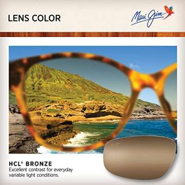 Maui Jim Men's Polarized Aviator Sunglasses for Excellent Clarity