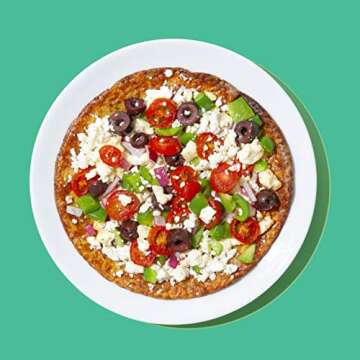 Outer Aisle Gourmet Cauliflower Bread | Everything But The Carbs | Keto, Gluten Free, Low Carb Cauliflower Sandwich Breads | 5 Pack | 30 Thins (Italian Pizza Crust - 4 pack)