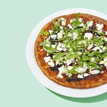 Outer Aisle Gourmet Cauliflower Bread | Everything But The Carbs | Keto, Gluten Free, Low Carb Cauliflower Sandwich Breads | 5 Pack | 30 Thins (Italian Pizza Crust - 4 pack)